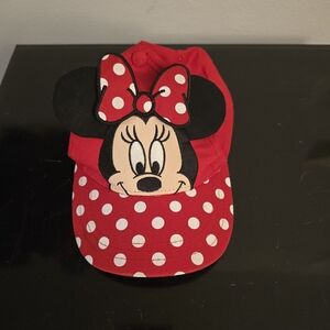 Disney Minnie Mouse Red and White Polka Dot Kids Hat